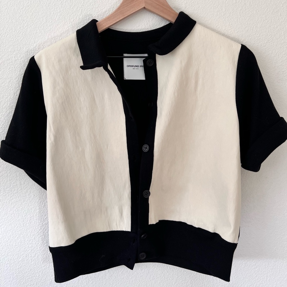 ORSEUND IRIS CAR TOP🖤🤍